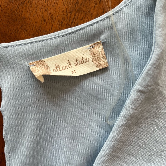 Altar’d State Ruffled Tie Waist Romper Sz M - Picture 8 of 14